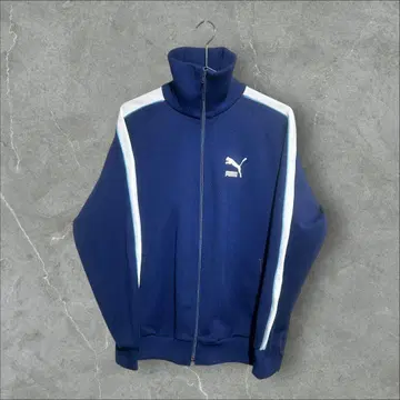 puma 80-90's 트랙 자켓 남성용 저지 상 네이비