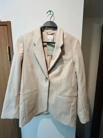 베이지 싱글 버튼 자켓 체스터 코트 H&M 새상품