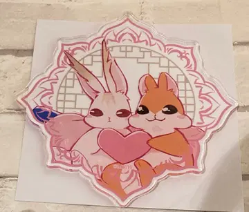 새벽의 연화 아크릴 코스터 푸키우 호짱 아오