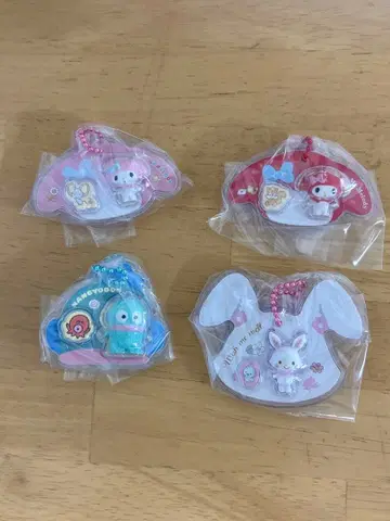 산리오 패키지 참 4개 세트