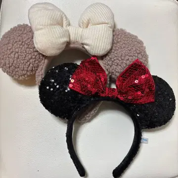 미키 귀 머리띠 2종 세트