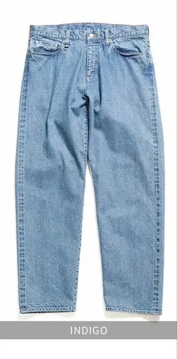 uniformexperiment WASHEDDENIM WIDE PANTS