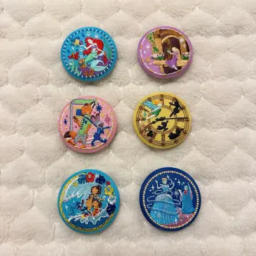[ 선착순! ] 디즈니 자수 캔뱃지 6개 세트