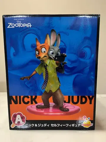 주토피아 제일복권 A상 닉&주디 셀피 피규어