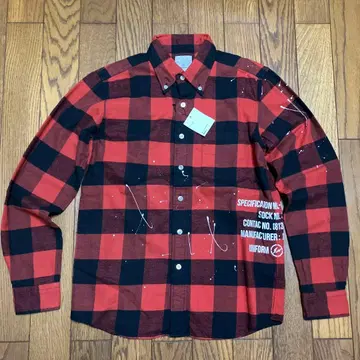 uniform experiment 플란넬 셔츠 유니폼 익스페리먼트