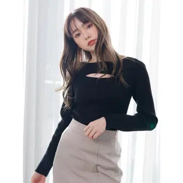 LIP SERVICE 2WAY 커팅 니트