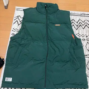 VISION 다운 베스트 EST.1976 다크 그린