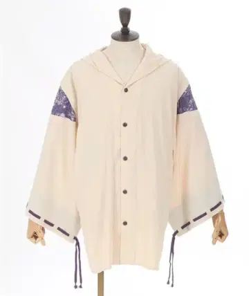 axes femme 광원 후드 부착 겉옷 퍼플