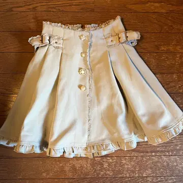 ROJITA 플레어 스커트 민트 그린