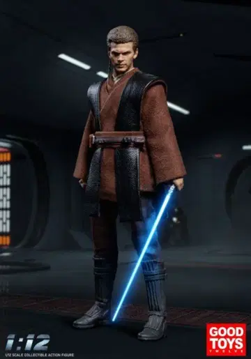 미사용 새상품 1/12 아나킨 액션 피규어 스타워즈