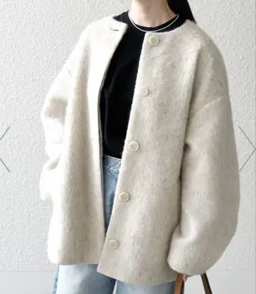 SHIPS any: 샤기 노카라 코쿤 코트