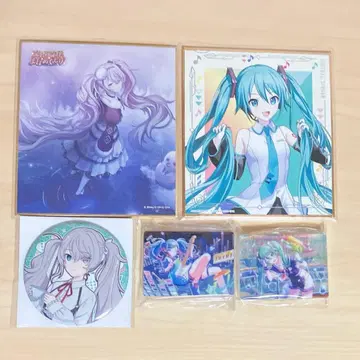 프로세카 하츠네 미쿠 니고미쿠 색지 캔뱃지 노블 아트 17a