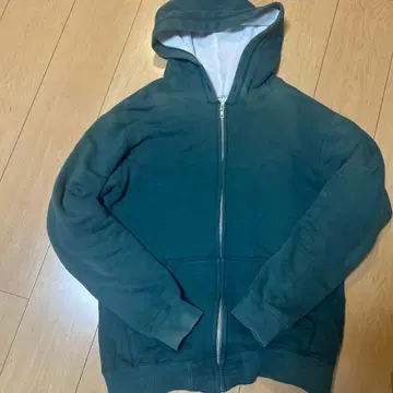 90s 더블 페이스 후드티 서멀 페이드