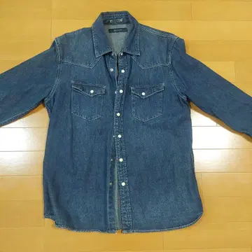 nano 인디고 데님 긴팔 셔츠 M