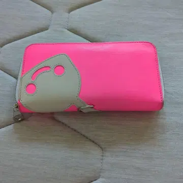 CUNE 핑크 토끼 디자인 장지갑