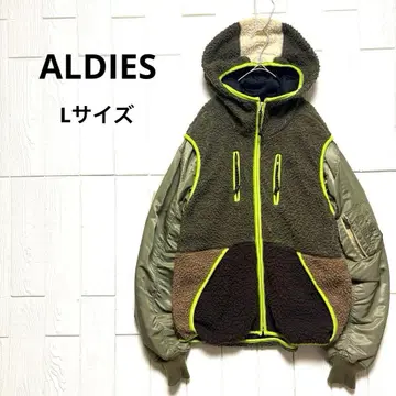 레어 새상품급 ALDIES 이소재 도킹 보아 블루종 L