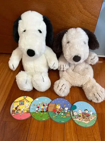 스누피 봉제 인형과 파우치, 코스터