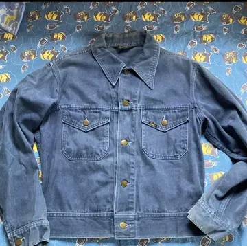 [레어] 70s-80s 리 몰스킨 자켓 USA제 블랙택 40