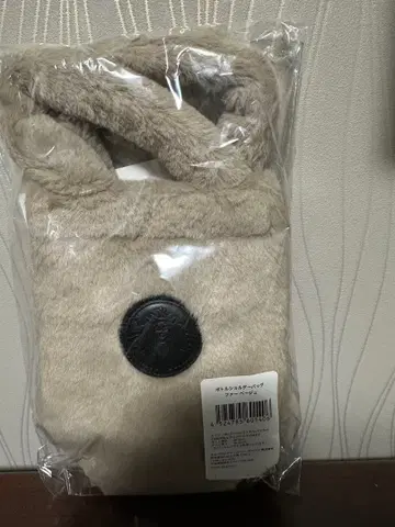 스타벅스 베이지 퍼 숄더백