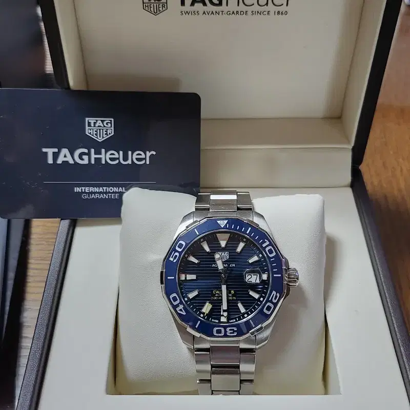 태그호이어 아쿠아레이서300 청판 43mm