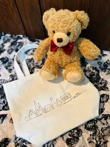 Mercedes Benz 봉제 인형 ( 미니 토트백 포함 )