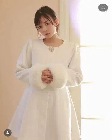 evelyn 비쥬 코트 화이트 S사이즈 2023