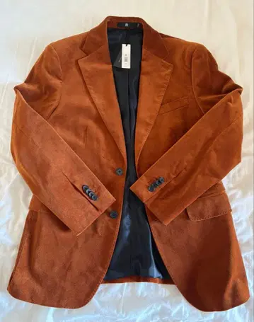 [새상품 4.5만] 바나나리퍼블릭 오렌지 벨벳 자켓 L 사이즈