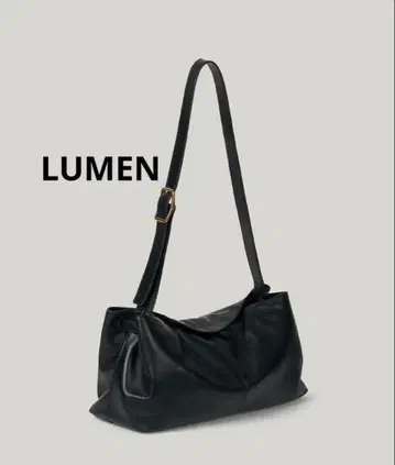 LUMEN Brise 숄더백 램 가죽 소프트 블랙 경량