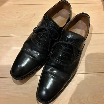 미사용급 히로미치 나카노 가죽 신발 레더 비즈니스 슈즈 25cm 블랙