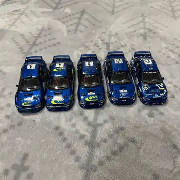trofeu SUBARU IMPREZA 1/43 WRC 미니카 5대 세트