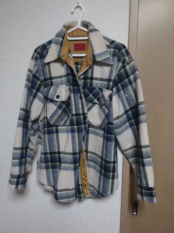 70s Sears CPO 울 셔츠 M 아메카지 빈티지