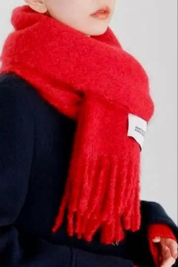 MACKINTOSH PHILOSOPHY 빨간색 머플러 새상품