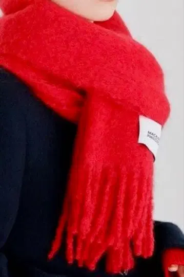 MACKINTOSH PHILOSOPHY 빨간색 머플러 새상품