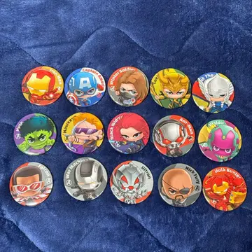 마블 어벤져스 굿즈 캔뱃지 아이언맨 캡틴아메리카