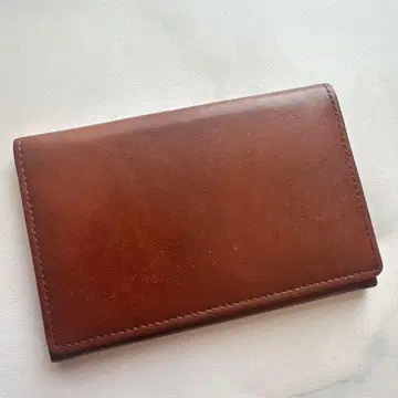 CYPRIS 키프리스 브라운 천연 가죽 명함지갑