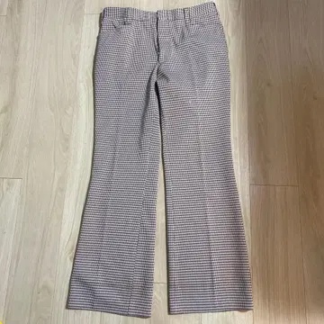 70s vintage 폴리에스테르 플레어 팬츠