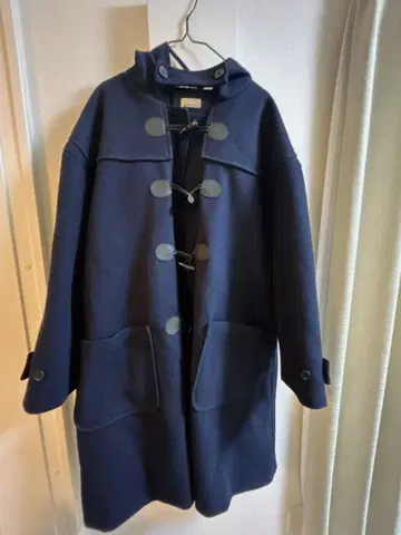 natiam 네이비 더플 코트