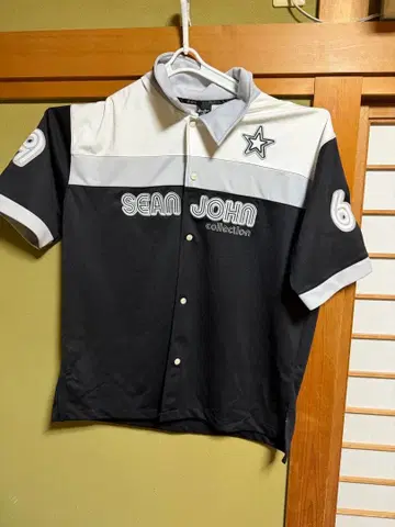 90s 구제 의류 B-boy SEAN JOHN 반팔 셔츠 셋업