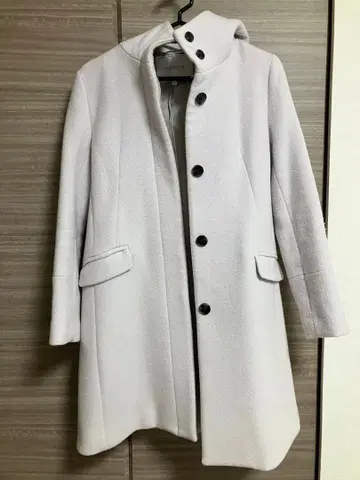 UNTITLED 후드 부착 롱 코트 사이즈 0