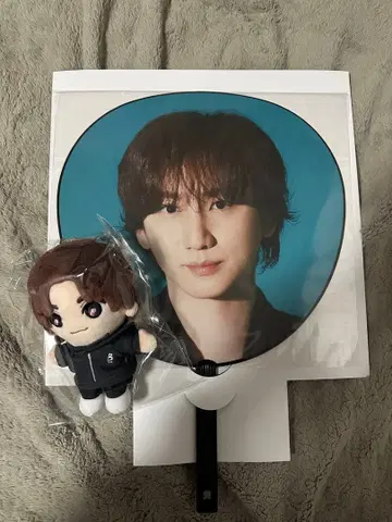 [ 미개봉 ] 쿄모토 타이 가 손잡는 봉제 인형 봉제 인형 부채 세트