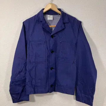 1992년제 프렌치 워크 자켓 84 프렌치 블루 유로 빈티지