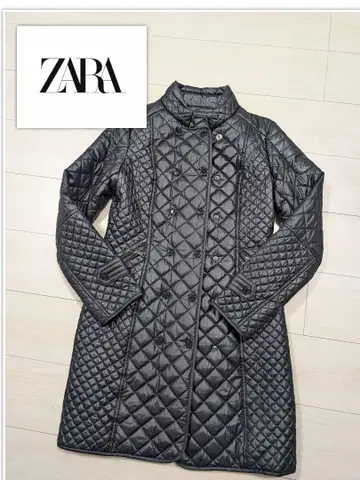 ZARA WOMAN 블랙 퀼팅 자켓