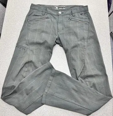 OAKLEY 오클리 골프 팬츠 글렌체크 패턴 그레이 W34