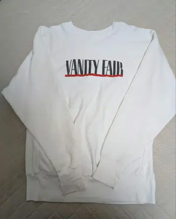 Vanity Fair 프린트 리버스 위브 스웨트 셔츠 사이즈 L-XL