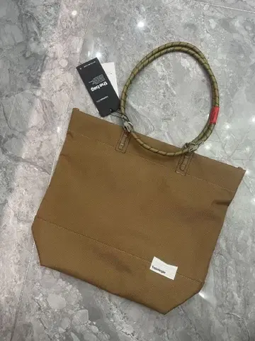 topologies 브라운 토트백 로프 핸들