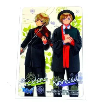 헤타리아 The World Twinkle CD 특전 카드 노르웨이