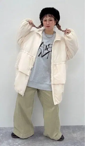 LEPSIM [레프스타 기획] 멀티W 코트 아이보리