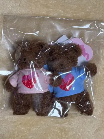 애프터눈 티 킷캣 봉제 인형 곰 2체 세트