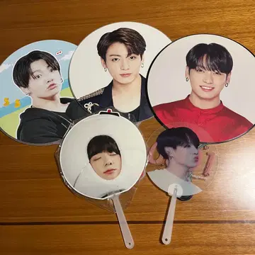 BTS 정국 JUNGKOOK 부채 5개 세트