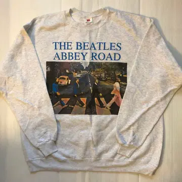 비틀즈 The Beatles 애비 로드 XL 속기모 맨투맨